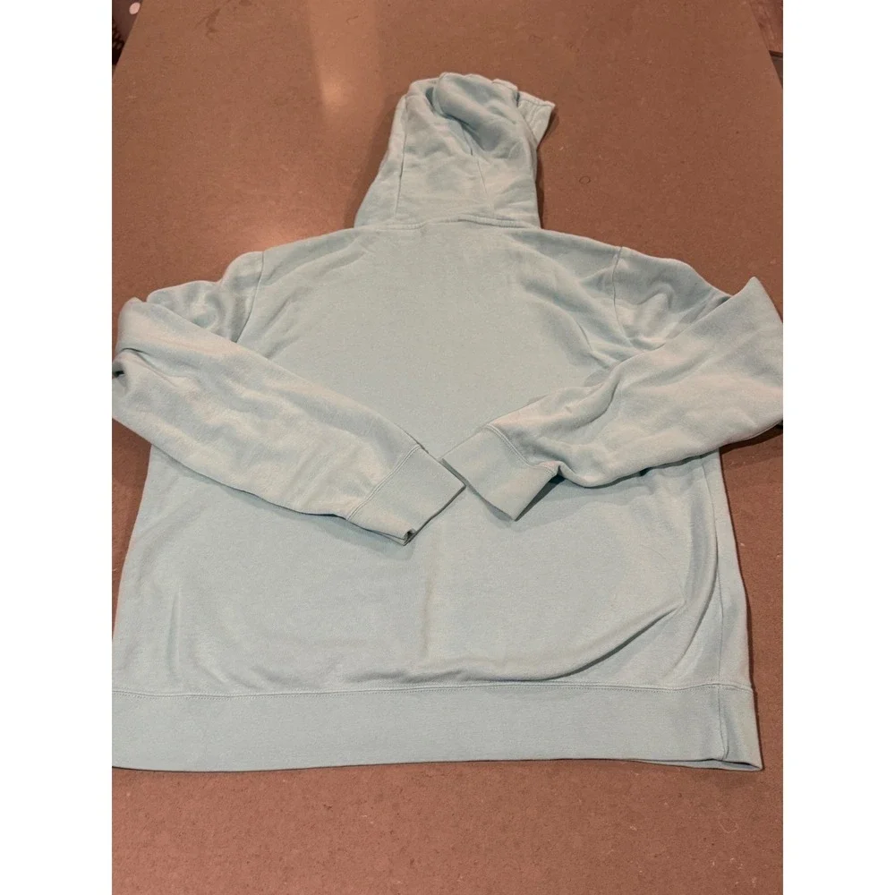 Nike Women's Light Aqua Pullover Hoodie Sweatshirt‎ Size Large